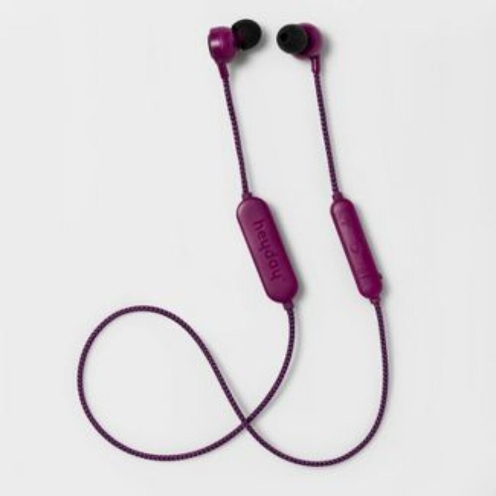 Heyday Wireless In-Ear Headphones — Plum